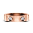 thumbnail image 1 of JeenMata Alianza de Boda Clásica Anillo de Bodas de Amor: Regalo de Aniversario y Significativo para Mujeres en Baño de Oro Rosa, 1 of 5