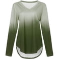 thumbnail image 3 of Summer Top For Womens V-Neck Collar Zipper Color Short Sleeve Fold Blouse Tops, 3 of 3