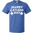 thumbnail image 3 of Inktastic Happy Canada Day with Distressed Maple Leaves T-Shirt, 3 of 5