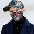 thumbnail image 5 of Glitter Sequin Baseball Cap And Face Cover Set Adjustable Mesh Design For Outdoor Events Comfortable Wear Measuring 7.08x4.33x2.75 Inches, 5 of 6