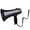 C Black, variant on Portable Megaphone Bullhorn 20 Watt Power Megaphone Speaker Voice and Siren/Alarm Modes with Volume Control and Strap (Black)