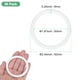 thumbnail image 3 of Uxcell 30-Pack Aros para Atrapasueños, Aros Redondos de Plástico de 2.4 Pulgadas para DIY de Corona de Boda Blanca 0.24 Pulgadas, 3 of 6