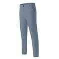 thumbnail image 6 of YOTMKGDO Slim Waist Full Trousers Men's Casual Solid Mid Pocket Length Fashion Pant Men's Pants, Pants for Men, Light Blue Sizes S-3XL, 6 of 10