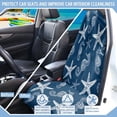 thumbnail image 3 of KUIFORTI Waterproof Non-Slip Car Seat Cover Towel - Starfish Print Elastic Seat Protector for Gym Workouts and Beach Trips, Universal Fit for Cars, SUVs and Trucks, 3 of 7