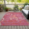 thumbnail image 6 of Addison Rugs Chantille Indoor/Outdoor Transitional Swirls Blush Washable Rectangle Rug, 2'6" x 3'10", 6 of 6