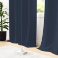 thumbnail image 5 of Tchckioa Blue Blackout Curtains for Living Room,2 Panels 52x96 Inch Grommet Window Drapes, 5 of 6