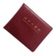thumbnail image 2 of Kearding Álbum de cuero, 10 páginas, colección de monedas, libro, almacenamiento de notas, organizador protector, colector de dinero de papel, gran Almacenamiento y organización del hogar Rojo Kearding HA073943-02, 2 of 6