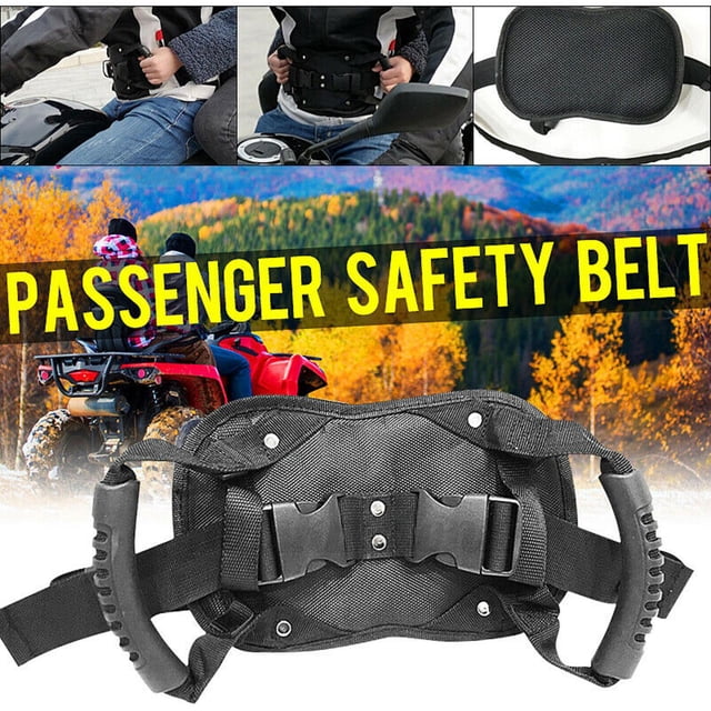 Cinturón de seguridad para motocicleta Yotijar tela Oxford antideslizante negro