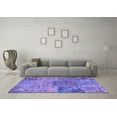 thumbnail image 3 of Ahgly Company Indoor Rectangle Patchwork Purple Transitional Area Rugs, 4' x 6', 3 of 4