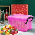 thumbnail image 4 of TerraHaven Candy Color Transparent Mini Storage Box with Cute Lock, 0.14L Portable Organizer - for Jewelry, Keys & Small Accessories - Home, Travel & Desktop Use, 4 of 6