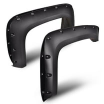 CROSSDESIGN Fender Flares Fit for Chevy Silverado 1500 2007-2013/Silverado 2500HD 3500HD 2007-2014