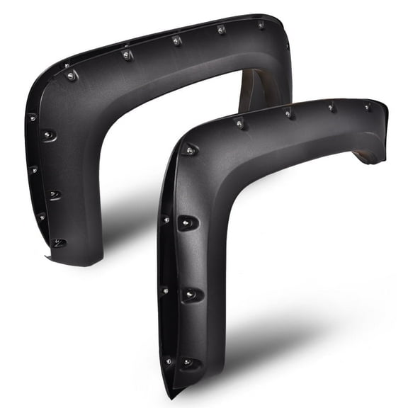 CROSSDESIGN Fender Flares Fit for Chevy Silverado 1500 2007-2013/Silverado 2500HD 3500HD 2007-2014