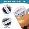 thumbnail image 5 of SKYSONIC 40oz Tumbler with Handle and Straw Lid Double Stainless Steel Vacuum Insulated Travel Mug for Hot Cold Water,Western Desert Cowboy, 5 of 7