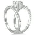 thumbnail image 2 of SZUL Women's AGS Certified 1 3/8 Carat TW Open Diamond Ring in 14K White Gold (J-K Color, I2-I3 Clarity), 2 of 4