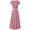 Dusty Pink, variant on BTFBM Summer Outfits For Women Two Piece Sets Casual Crew Neck Short Sleeve Cropped Spring Tops Midi Skirt Lounge Set