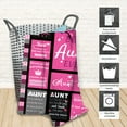 thumbnail image 4 of LHSHID Best Mom Ever Gifts Blanket for Mom Birthday Gifts for Mom from Daughter Son I Love You Mom Gifts Letter Warm Soft Throw Blanket Mama on Mothers Day 50x60in, 4 of 6