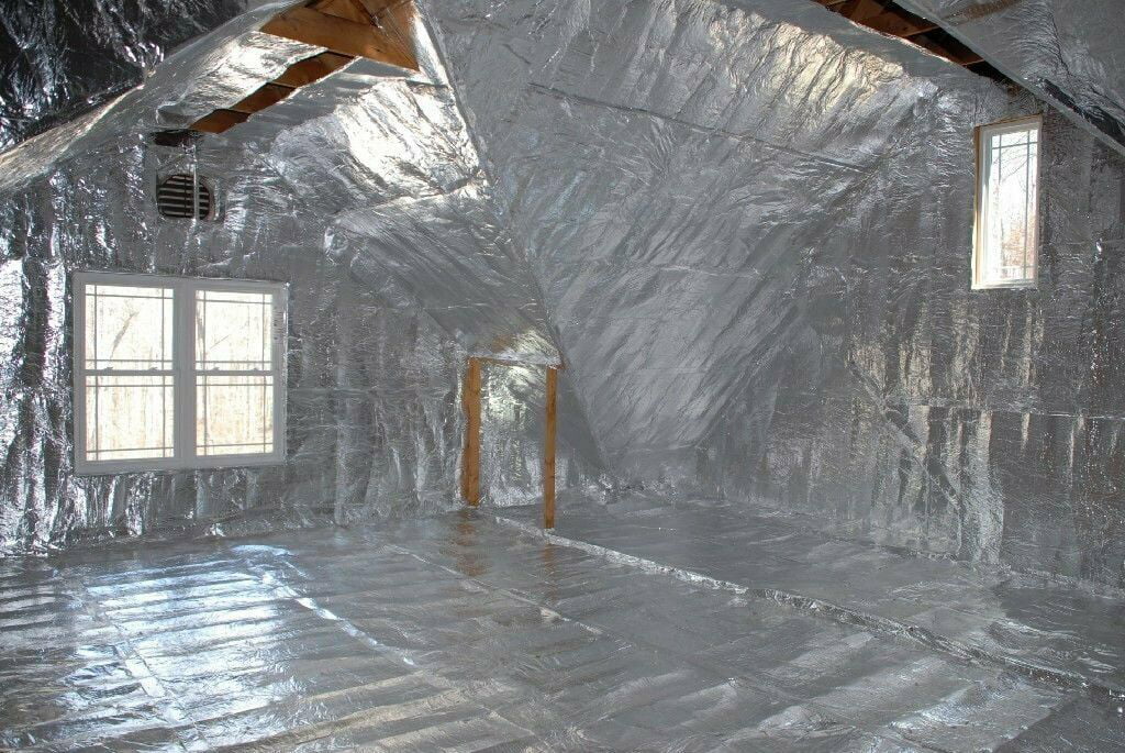 3ft x 30ft Solid Radiant Vapor Barrier Sauna Grow Room Reflective Insulation 