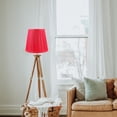 thumbnail image 5 of FUTUREORYY Table Lamp Shade Red Fabric Light Diffusion Wrinkle Lampshade Modern Lampshade 1Set, 5 of 5