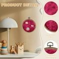 thumbnail image 3 of Uxcell Round Pin Display Board, 5.3" Velvet Wall Hanging Brooch Jewelry Display Stand Storage Holder for Enamel Pins Badges Brooches Jewelry Collection, Wine Red, 3 of 7