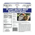 thumbnail image 3 of Tattooed Chef Plant-Based, Gluten Free, Vegan, Beef Burrito Bowl, 8.5 oz (Frozen), 3 of 12