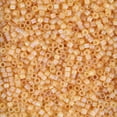 thumbnail image 2 of Miyuki Delica Seed Beads – Size 11/0 (1.6 mm), DB0852, Matte Cantaloupe AB, 7.2 g, Approx. 1440 Beads, 2 of 7