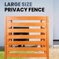 thumbnail image 2 of Pool Equipment Enclosure 36" W x 36" H, 3 - Panel Yellow Wooden Fence for Air Conditioner, Backyard, Garden, Outdoor Spaces Use, 2 of 7