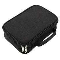 72-Slot Pencil Organizer Case, Multi-Compartment Zipper Pouch with Removable Inserts, Portable Art Supply Storage for Coloring Tools