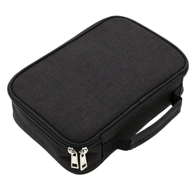 72-Compartment Multifunctional Zipper Pencil Case, Portable Stationery Organizer with Removable Sleeves, Durable Storage for School, Office, or Travel