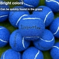 thumbnail image 3 of Kisportee Tennis Balls, 12 Pack Training Tennis Ball Practice Balls, Tennis Balls for Dog, Come with Mesh Bag for Transport, Dog Tennis Ball, Good for Beginner Practice Exercise (Blue), 3 of 10