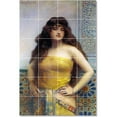 thumbnail image 1 of Ceramic Tile Mural-Leon Francois Comerre Women Painting 215. 32" w x 48" h using (24) 8 x 8 ceramic tiles, 1 of 3
