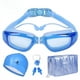 thumbnail image 2 of Gafas de natación Juego de cuatro piezas Tapón para los oídos de una pieza Gafas de natación Miopía Impermeable Antivaho Gorro de natación para adultos, 2 of 4