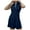 Navy, variant on Women's Sleeveless Athletic Dress With Built In Shorts Casual Summer Sports Tennis Dress Breathable Fabric Pockets Included