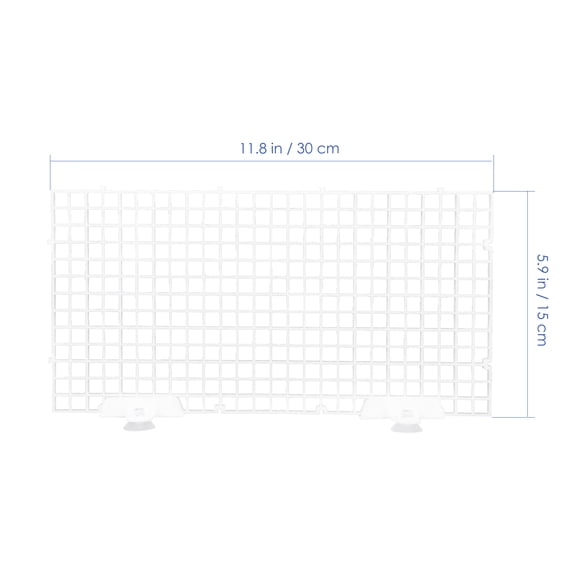 GAXIRE Fish Tank Divider Set in White, Aquarium Accessories for Breeding, Tank Separation, and Fish Habitat Support