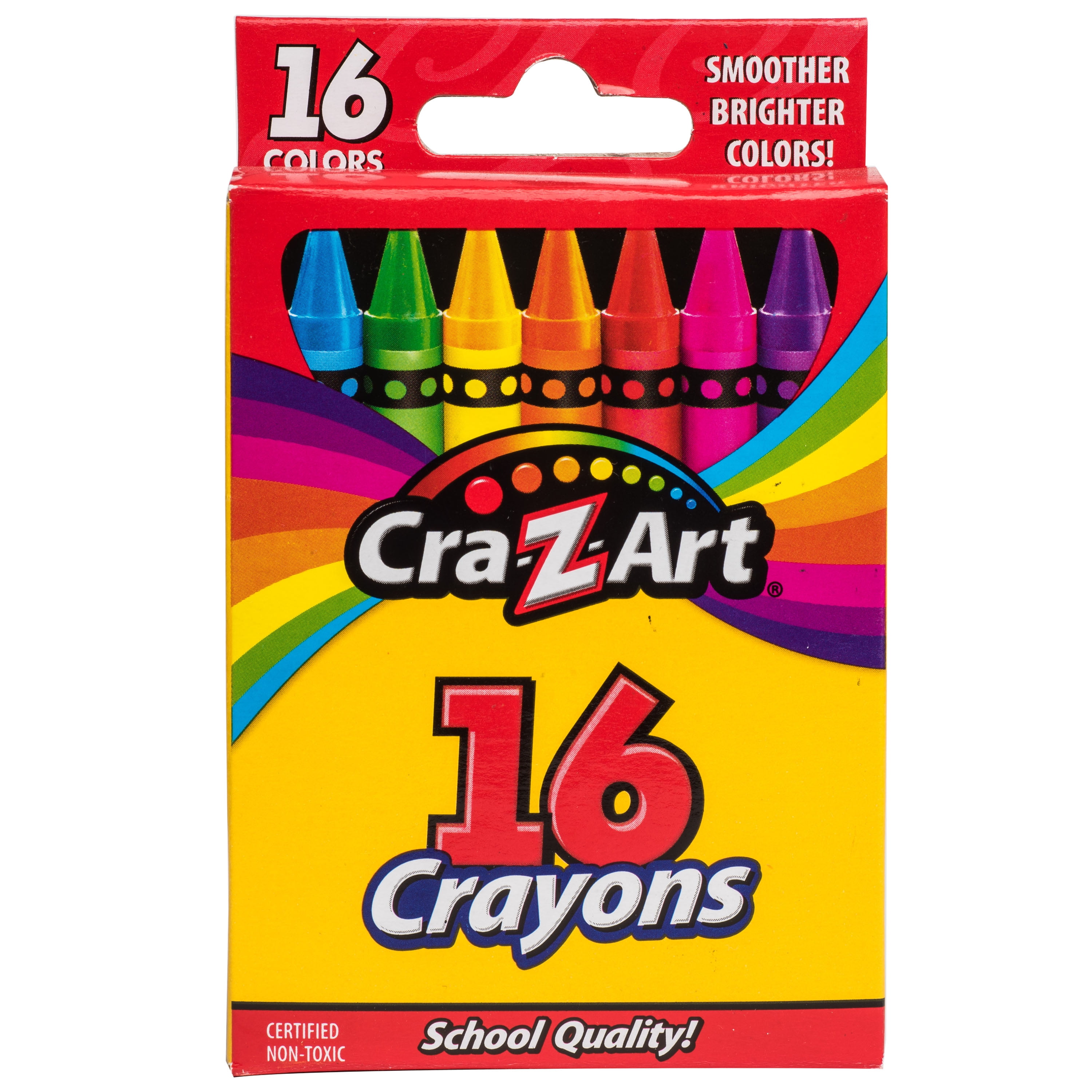 Cra-Z-Art 16 Count Crayon, Multicolor, Back to School