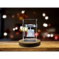 thumbnail image 1 of Vintage Rotary Dial Phone Collectible Crystal Sculpture | Nostalgic 20th Century Retro Icon, 1 of 5