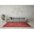 thumbnail image 3 of Ahgly Company Indoor Rectangle Oriental Red Industrial Area Rugs, 2' x 4', 3 of 4