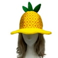 thumbnail image 4 of Fashion Pineapple Hat Yellow Unisex Adjustable Hat for Outdoor Beach Parties for Sun Protecting, 4 of 7