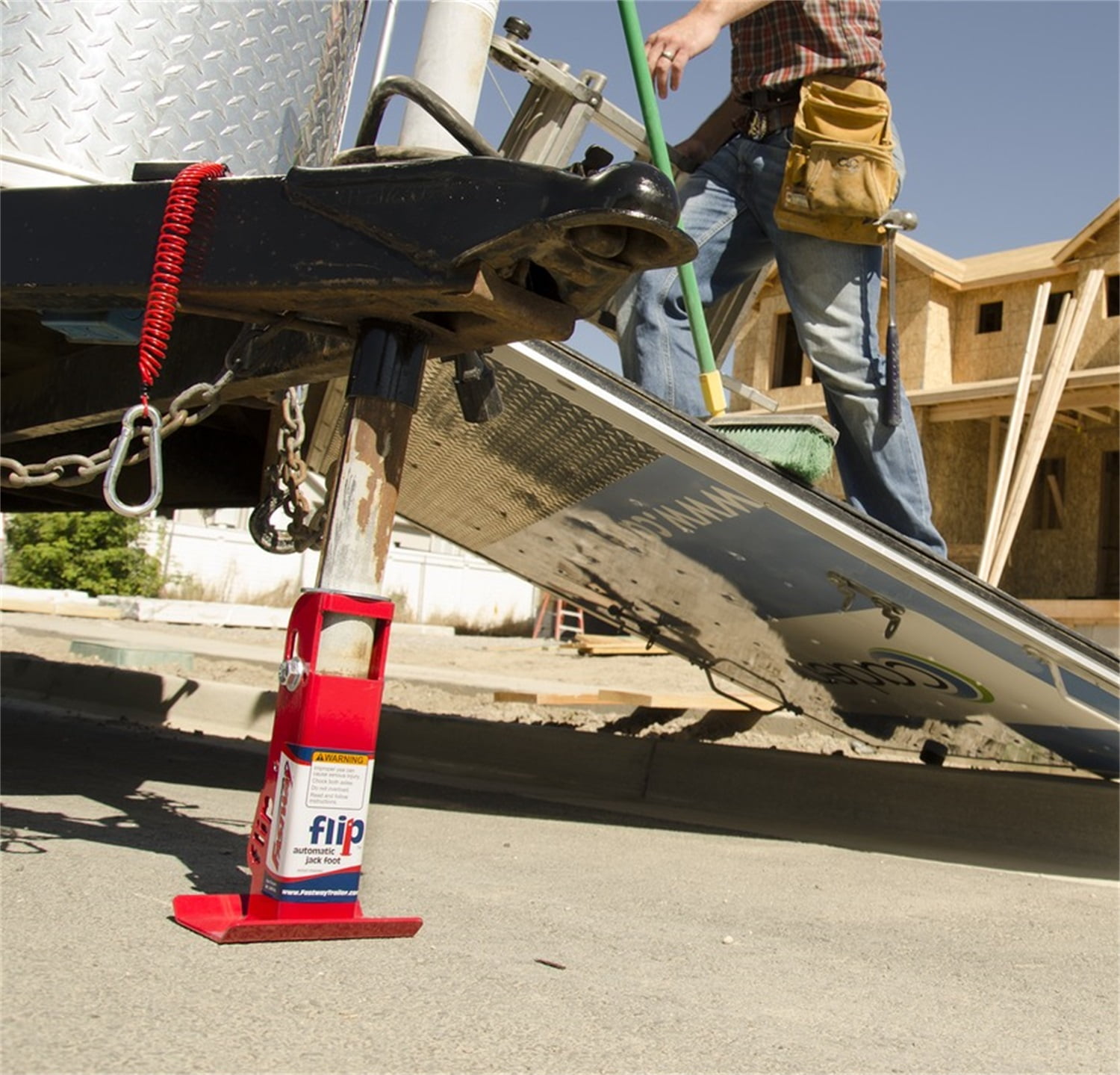 Fastway Trailer Products 88006500 Trailer Tongue Jack Foot Plate Flip