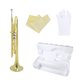 thumbnail image 2 of WDOplteas Profesional Plana Bb B Instrumento Latón para Estudiantes Principiantes (oro), 2 of 9