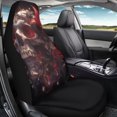thumbnail image 4 of Uourmeti Skull Rose Design Car Seat Cover Soft Durable Front Car Seat Cover, Breathable Stretchy Compatible with Automobile Truck Cars, 4 of 6
