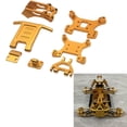 thumbnail image 3 of Kit RC Amortiguador delantero y trasero Soporte Alerón trasero para Wltoys 124018 124019 1/12 Oro, 3 of 9