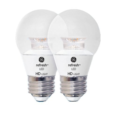 1 Bulb 300 Lumens Clear Finish Medium Base Ceiling Fan LED Light Bulb GE Lighting 4-Watt 40-Watt Replacement