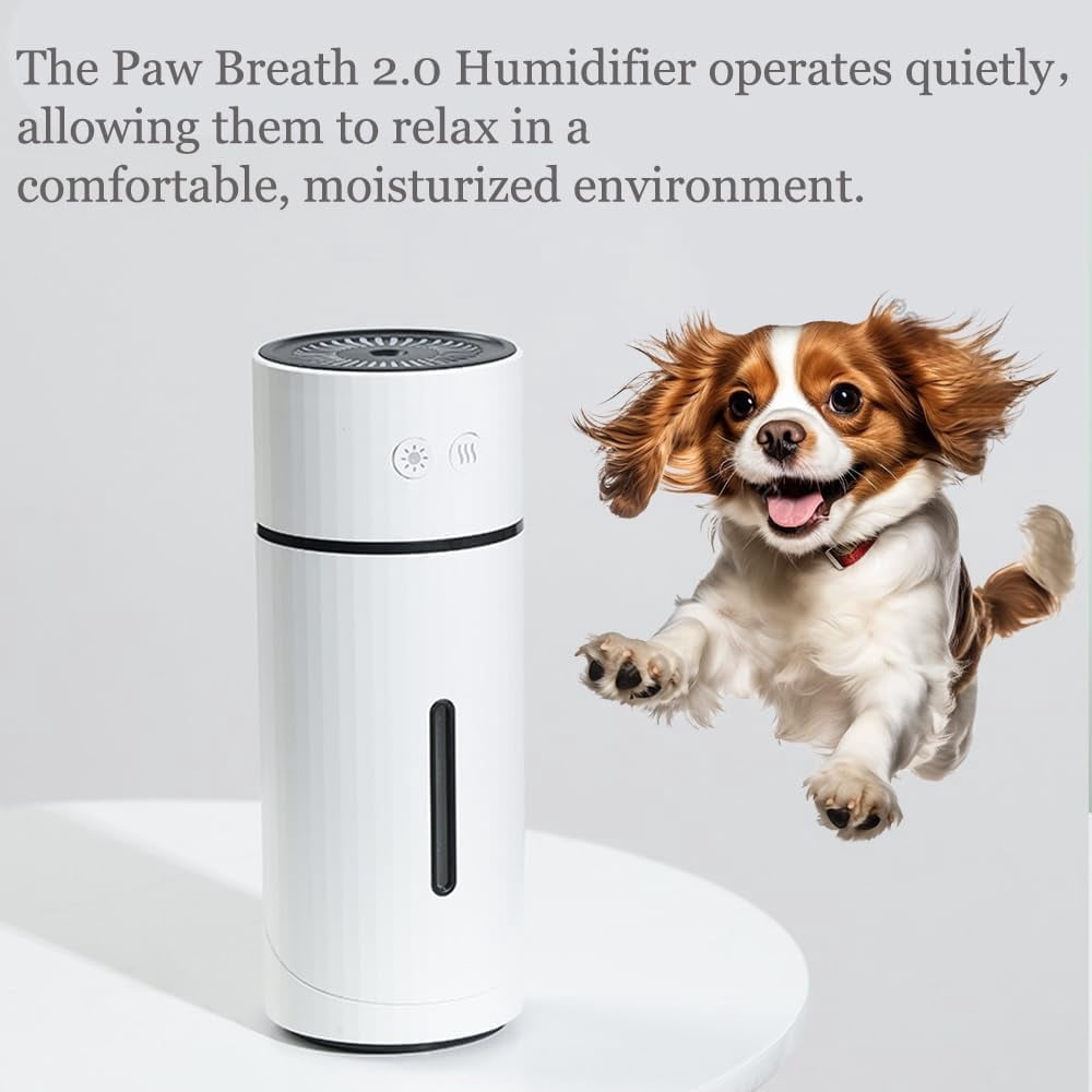 2.0 Humidifier, Dog Humidifiers, Portable Mini Humidifier, Whisper-Quiet/90°Adjustable Mist, Help Your Small Dog Breathe Easier & Sleep Better