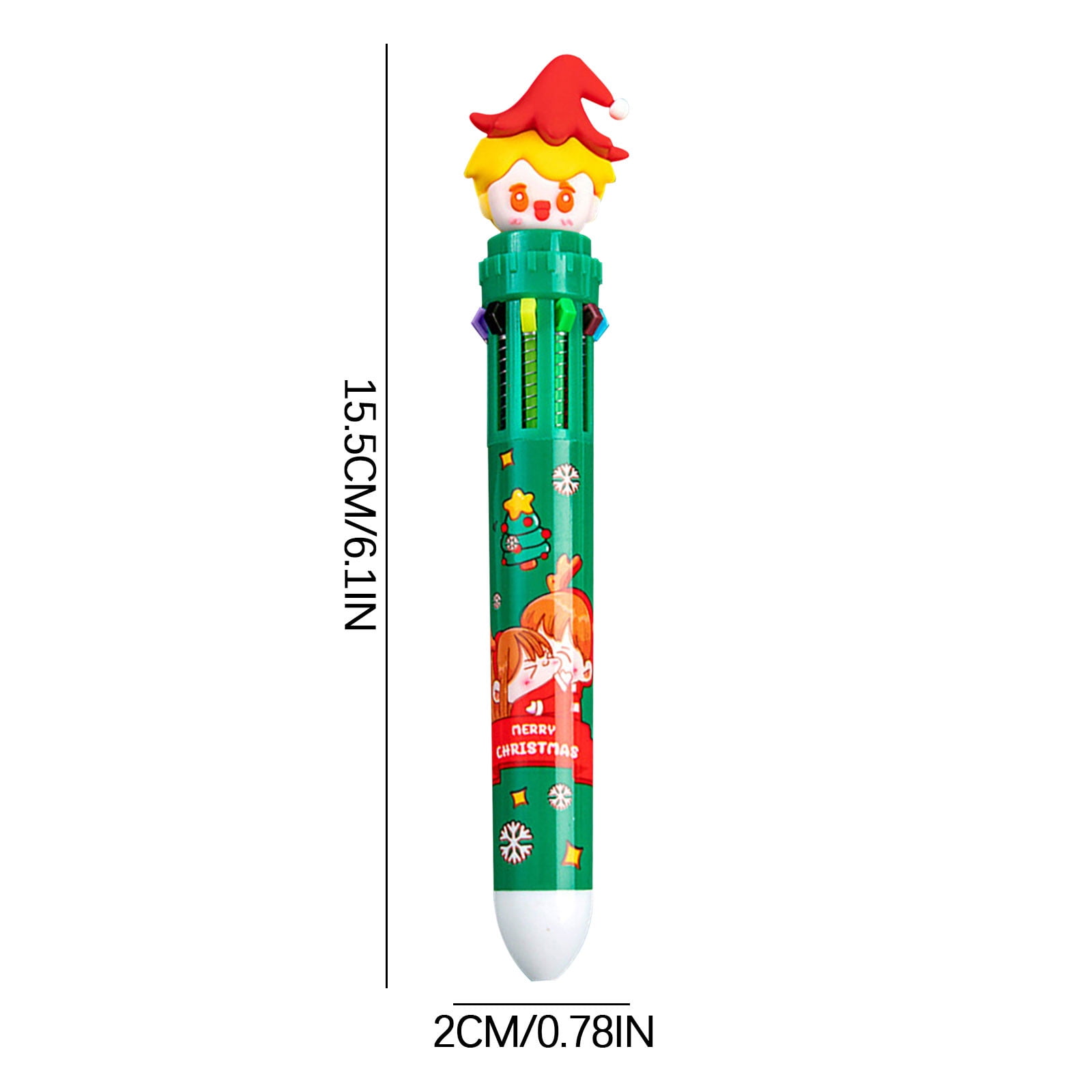 Style Cute 10 Colors Press Ballpoint Pen, 1Pc Cute Pen Class Stationery Prize