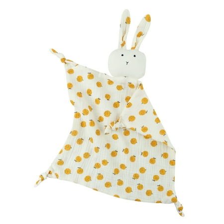 

EUBUY Baby Saliva Towel Soft Newborn Baby Soothe Appease Towel Infant Cute Bunny Sleeping Dolls Toy Plush Comforting Toy Baby Towel Type 9