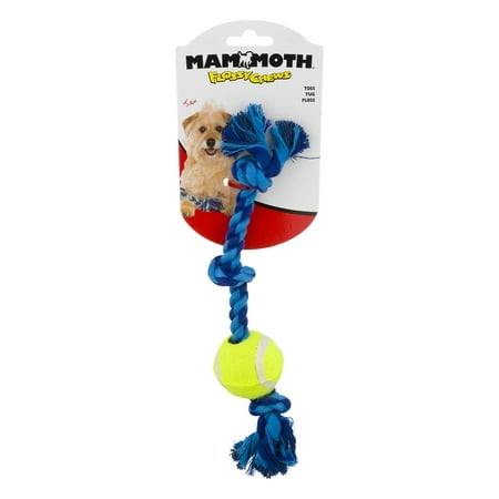 Mammoth Flossy Chews Interactive Toss Floss Tug Dog Toy
