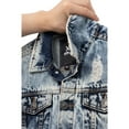 thumbnail image 4 of X RAY JEANS  Boy's Cotton Denim Jacket, Acid Blue, S, 4 of 11
