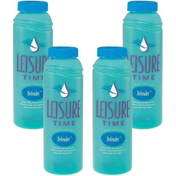 Leisure Time B-04 Defender for Spas and Hot Tubs, 1-Quart, 4-Pack