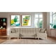 thumbnail image 1 of Sala Modular Doble Chaise Makora Travis con Memory Foam, Color Arena Lino Respaldo Reclinable de 3 Posiciones, 1 of 7