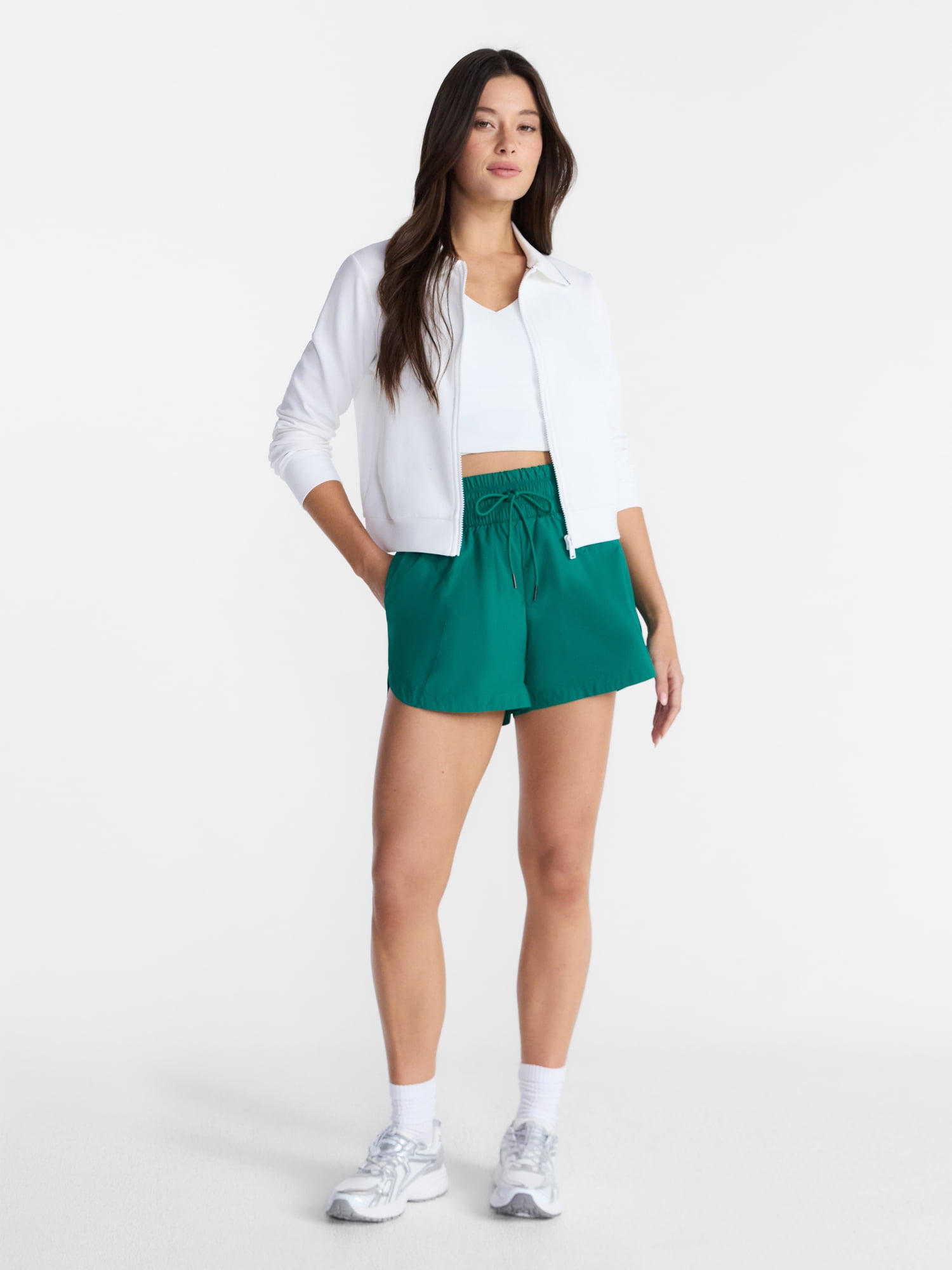 Avia Women's Hike Run Shorts, 4'' Inseam, Sizes XS-XXXL